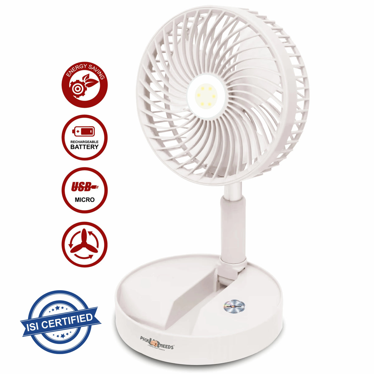Powerful Rechargeable High Speed Table Desk Fan